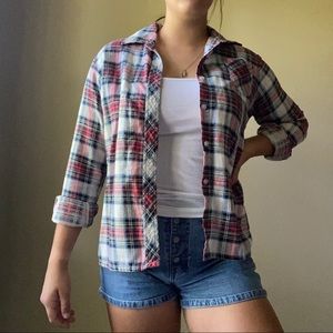 Red plaid flannel